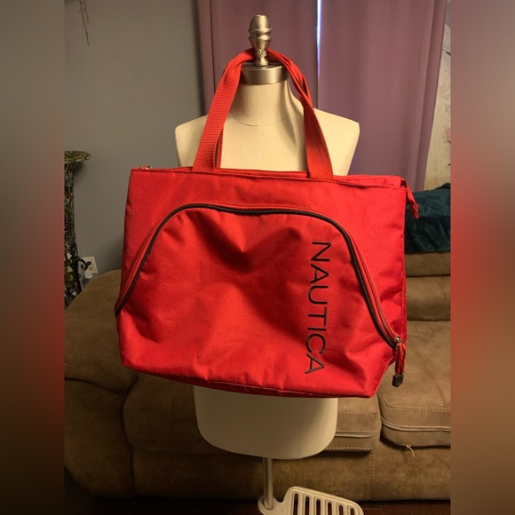 Nautica Vibrant Red big bag - Picture 1 of 12